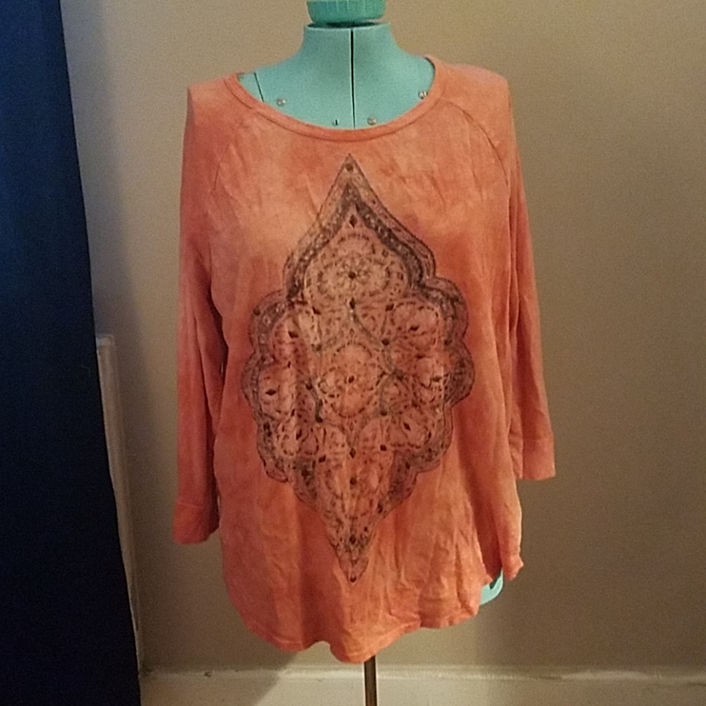 Lucky Brand orange tee